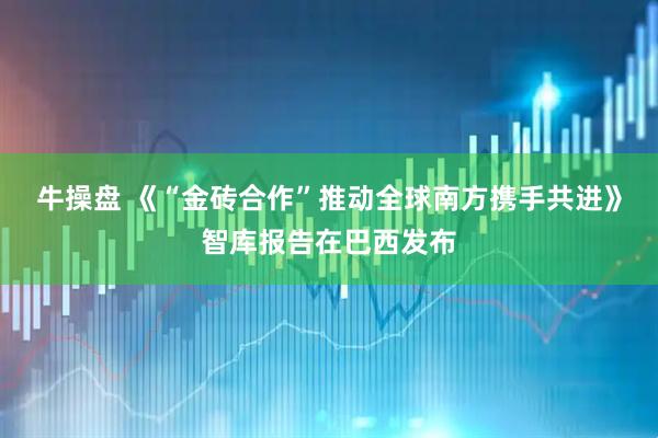 牛操盘 《“金砖合作”推动全球南方携手共进》智库报告在巴西发布