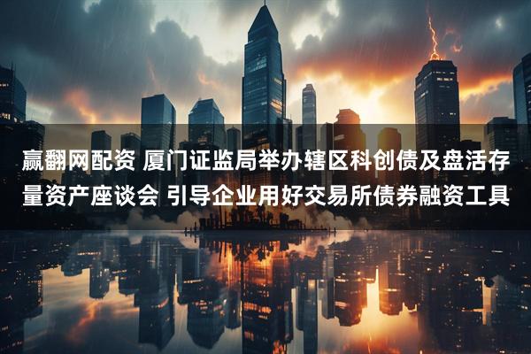 赢翻网配资 厦门证监局举办辖区科创债及盘活存量资产座谈会 引导企业用好交易所债券融资工具